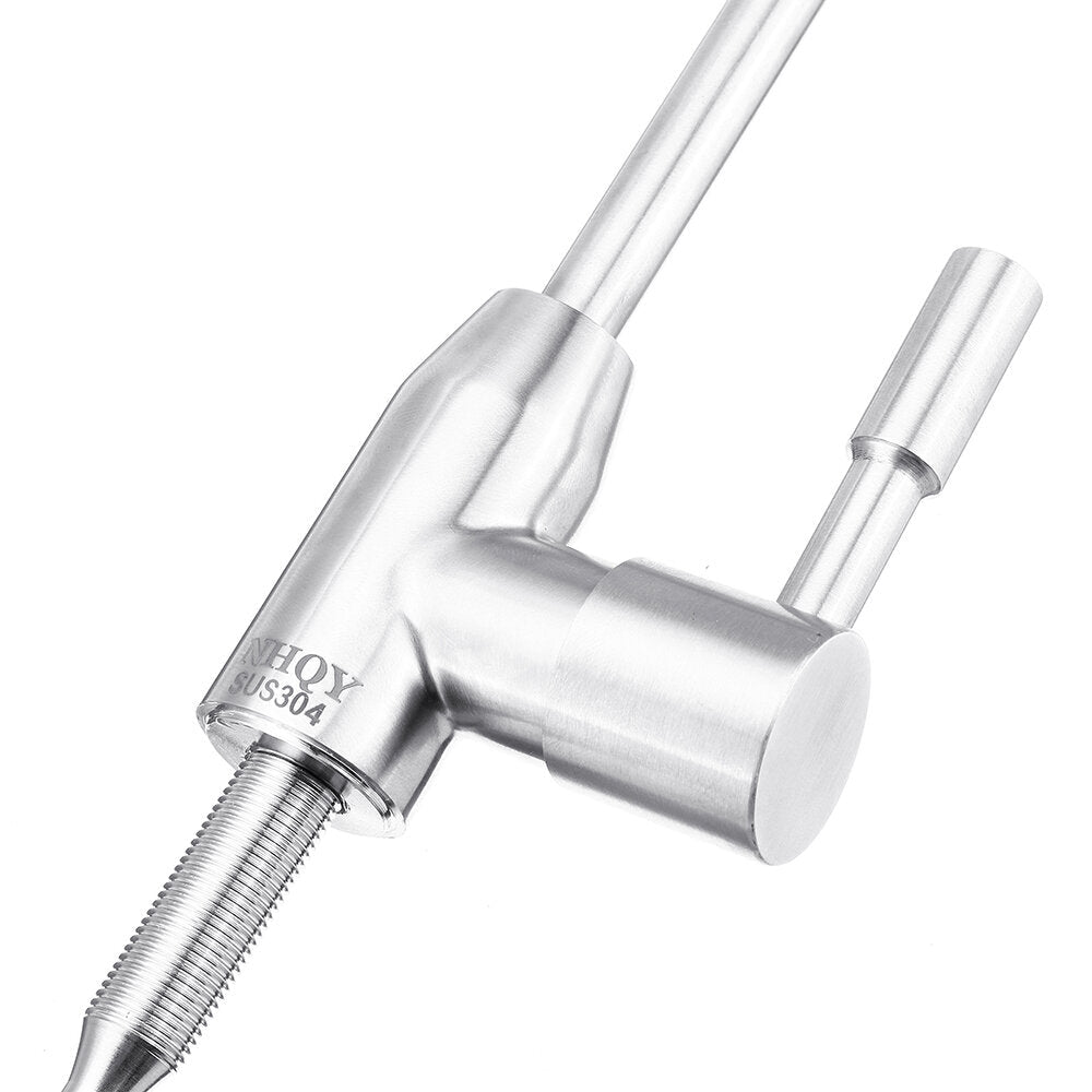 Stainless Steel Reverse Osmosis Faucet 360 Degree Swivel Spout Drinking Water Filter Single Handle Cold Tap