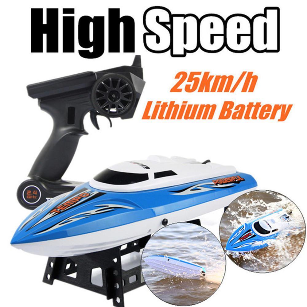 43cm 2.4G Rc Boat 25km/h Max Speed With Water Cooling System 150m Remote Distance Toy