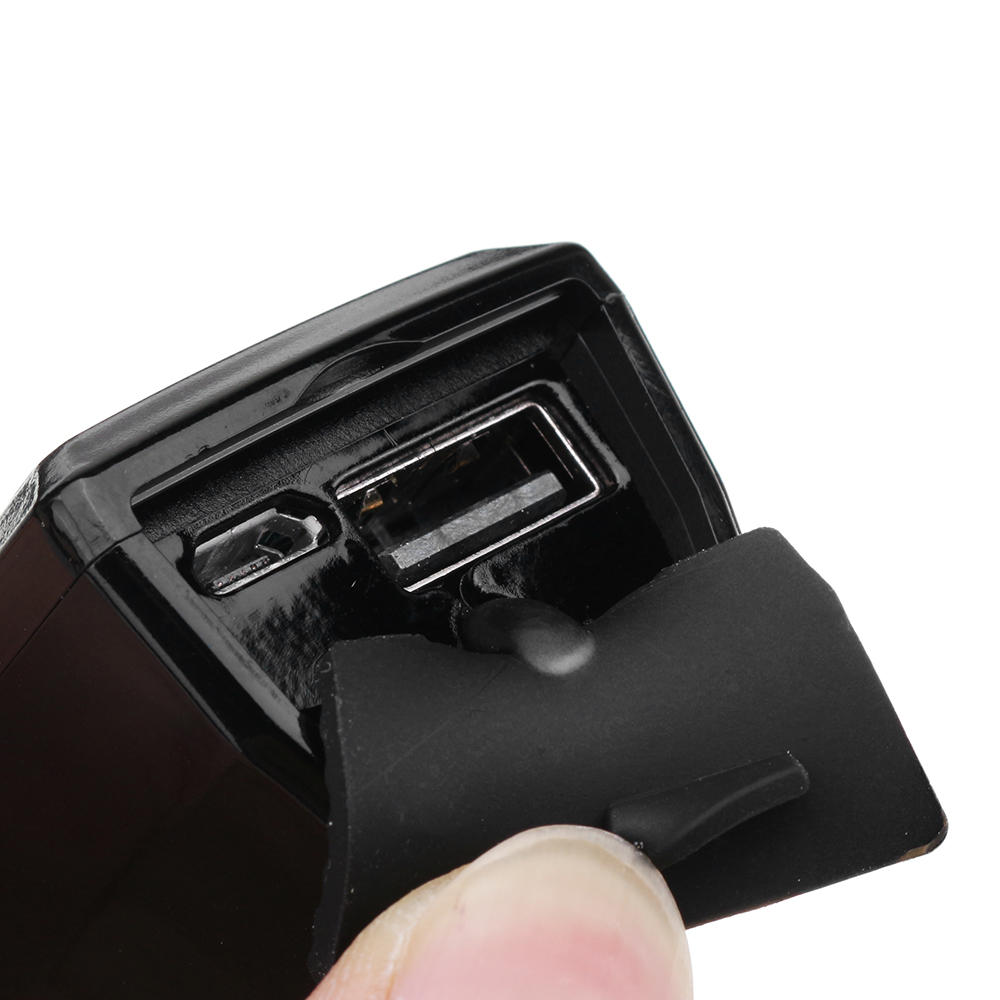 T6 LED 4 Modes 2000mAh Lithium Battery USB Charging Bike Front Light With 140db Tweeter