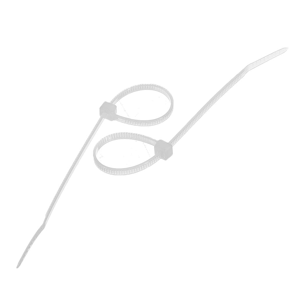Nylon 500Pcs 3/4mm 10/12/15/20cm White Nylon Self-locking Cable Tie Zip Ties Strong Tensile Strength