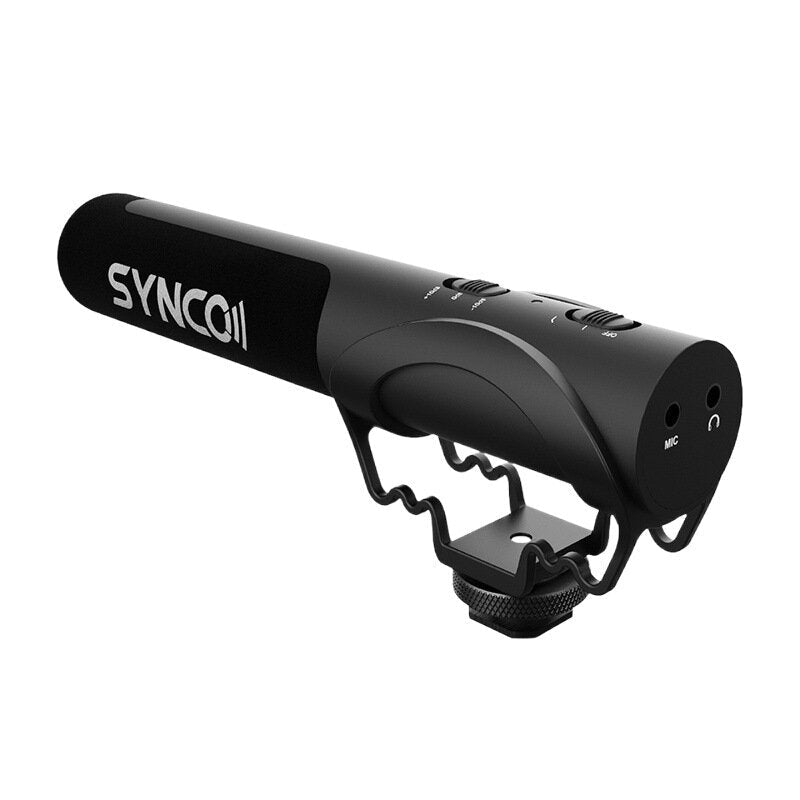 On Camera Microphone Super-Cardioid Condenser Video with 3.5mm TRRS TRS Cables for Smartphone DSLR