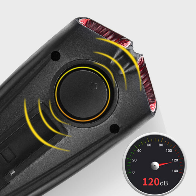 1200LM 2xT6 Wireless Bike Front Light Waterproof Bicycle Computer 120dB Bike Horn USB Charging Night Riding Warning Lamp