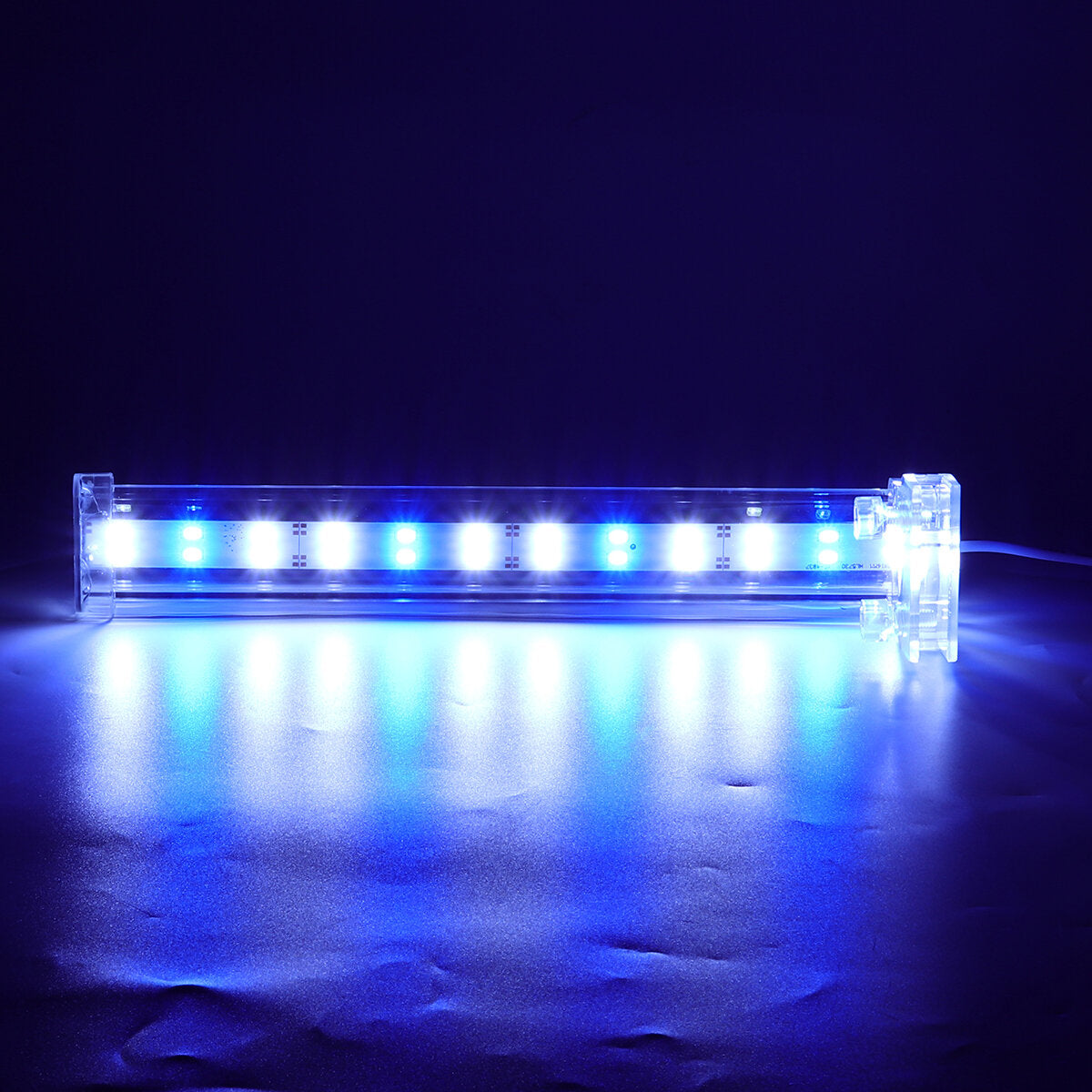 3/6/9/12W LED Aquarium Clip Light Fish Tank Aquatic Plant Lamp Decor 110-240V