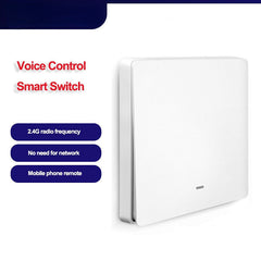 Voice Control Smart Switch 2.4G Radio Frequency Free Stick Switch Intelligent Wireless Remote Control Switch 1Way