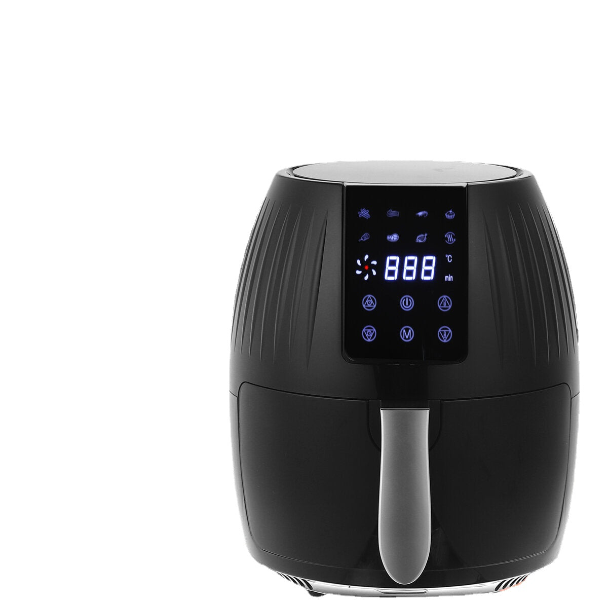 1300W Electric Hot Air Fryers Oven Oilless Cooker 5.5L Large Capacity Touch Screen 360 Cycle Heating with Non Stick Pot Liner