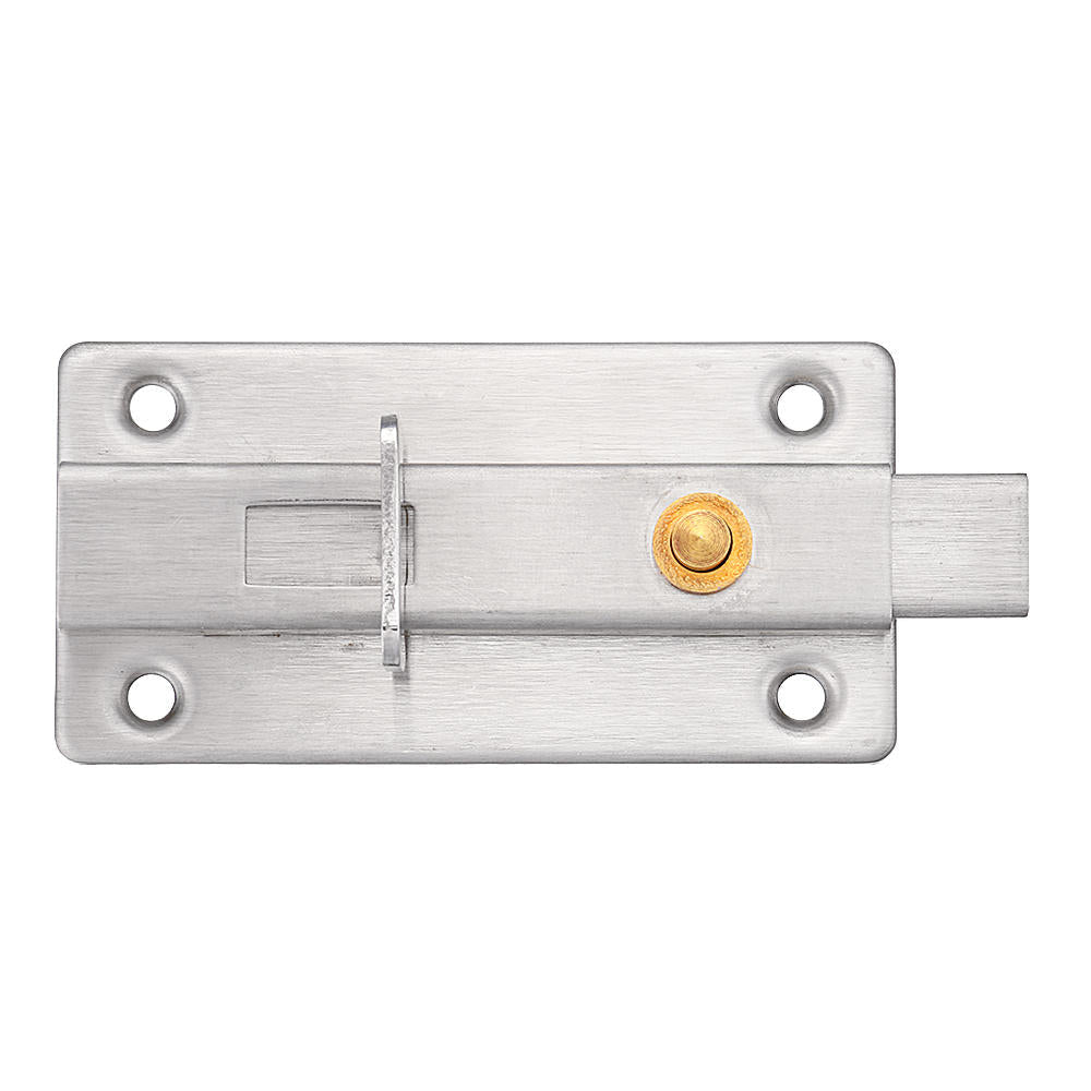 Stainless Steel Automatic Spring Door Sliding Latch Lock Barrel Bolt Anti-Theft Hardware