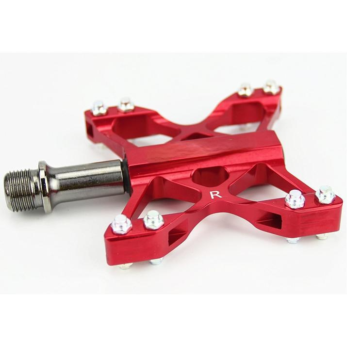 Ultralight MTB BMX Mountain Pedals 3 Bearings Platform Pedals CNC AL6061+ Cr-Mo Axis 240g