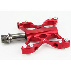 Ultralight MTB BMX Mountain Pedals 3 Bearings Platform Pedals CNC AL6061+ Cr-Mo Axis 240g
