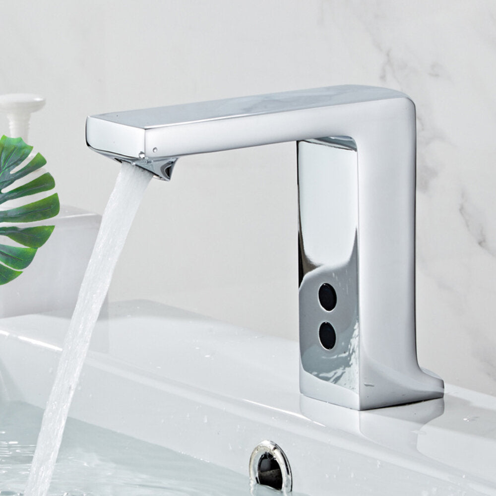 Induction Faucet Hot And Cold Automatic Sensor Touchless Sink Hand Contactless All Copper Kitchen Bathroom Auto Smart Water Saving