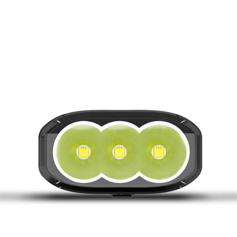 Bike Headlight 4 Modes 4000mAh USB Rechargeable Waterproof Bicycle Flashlight Power Bank Bike Light Outdoor Cycling