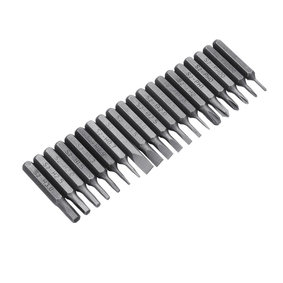 20pcs Screwdriver Bit Set PH/SL/H Alloy Steel Hex Bits Screwdriver Accessories