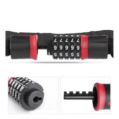 Bicycle Lock Safe Metal Anti-Theft Outdoor Bike Chain Lock Security Reinforced Cycling Chain Lock Bicycle Accessories