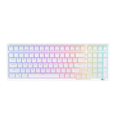 Wireless Gaming Mechanical Keyboard With 98keys RGB Backlit Triple-Mode Bluetooth 2.4G Hot Swappable Switch