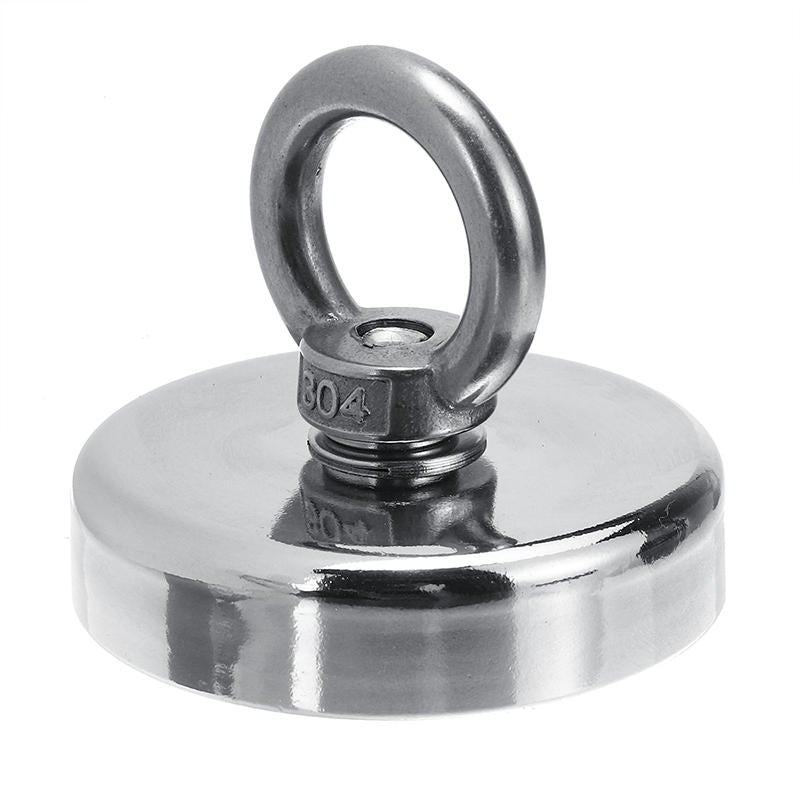 D32mm 50KG Neodymium Recovery Magnet Metal Treasure Magnet Sea Fishing Hunting Salvage Tool