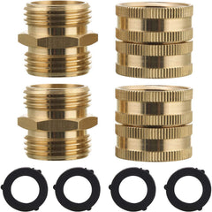 Garden Hose Two-way Adapter 3/4 Inch Brass Male Female Two-way Connector