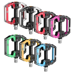 Aluminum Alloy Mountain Bike Flat Platform Sealed Bearing Axle 9/16" Cycling Bicycle Pedals