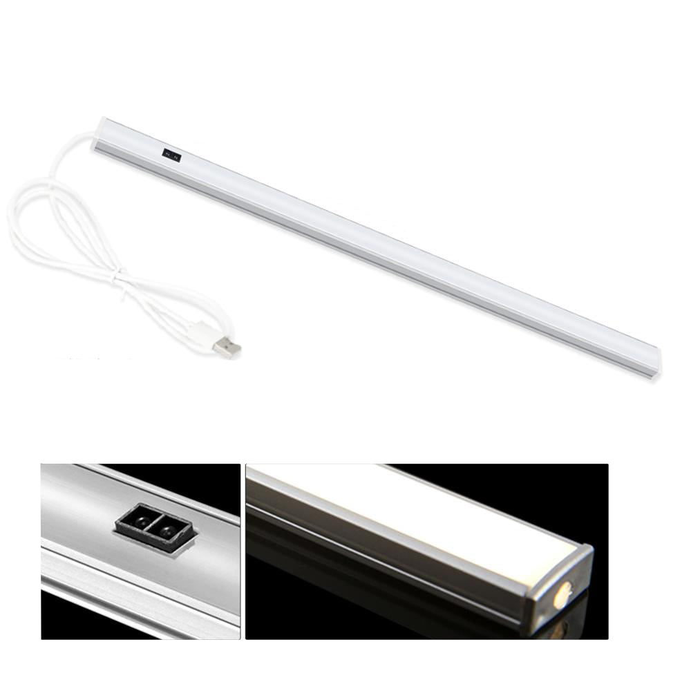 5V USB Powered Smart LED Kitchen Hand Sweep Sensor Lamp High Brightness Backlight for Cabinet Wardrobes Drawer 30/40/50 cm