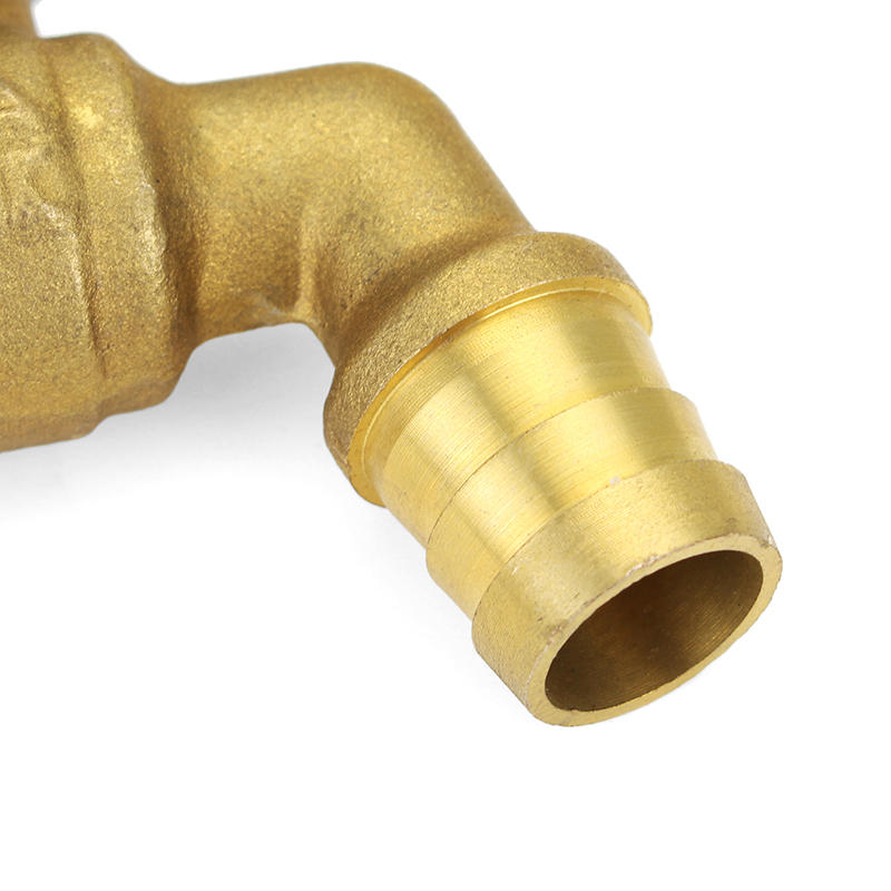Brass Water Faucet Tap Lever Handle Quick Opening with Ball Valve for Hot