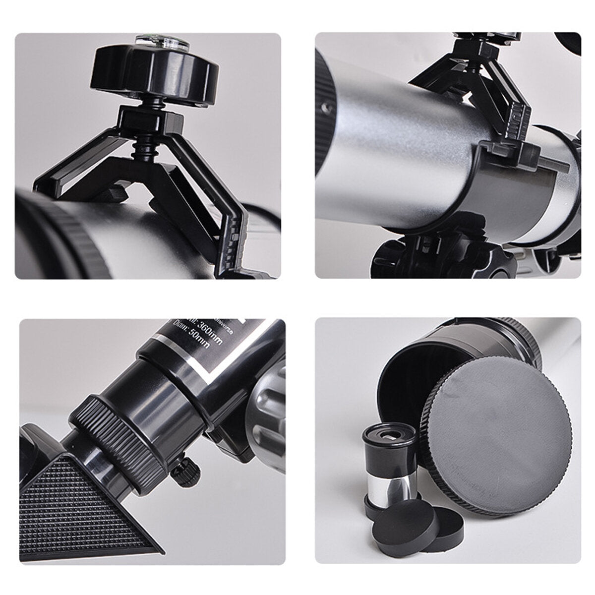 18X/60X Magnifications 50mm Astronomical Telescope Monocular Space Observation For Beginner Kids Gift See Star with 58/110cm Tripod