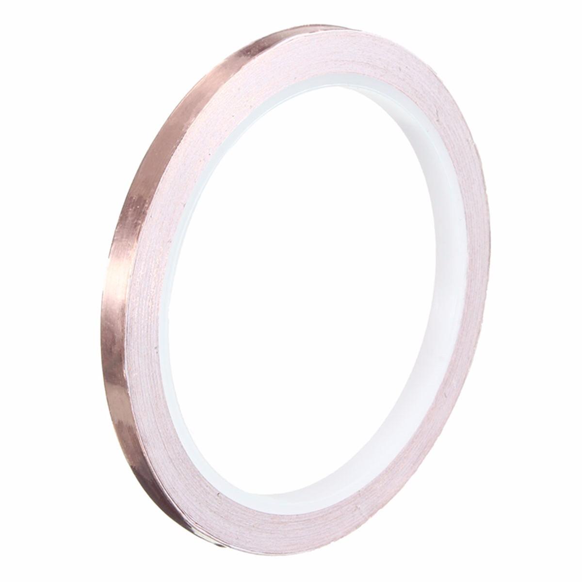 Foil Tape Single Sided Conductive Self Adhesive Copper Heat Insulation 6mm x10m