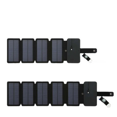 Sun Folding 10W Solar Cells Charger 5V 2.1A USB Output Devices Portable Solar Panels for Smartphones