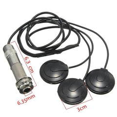 6.35mm Pickup Piezo 3 Transducer For Acoustic Guitar Ukulele Mandolin