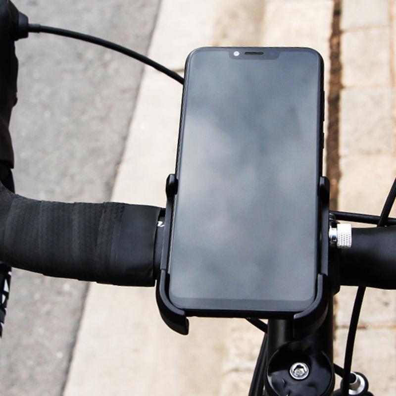 Aluminum Alloy Rotatable Bicycle Bike Phone Holder MTB Mountain Road Bike Handlebar Clip Holder Bike Bicycle Accessory Tool