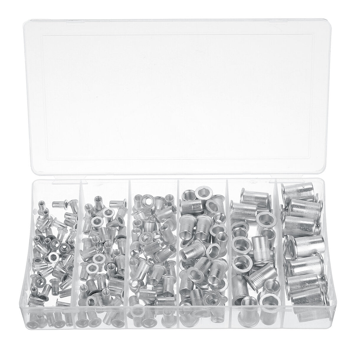 190Pcs M3-M10 Rivnut Riveter Rivet Nut Nutserts Guns Riveting Assortment Tool Kit Nutsert