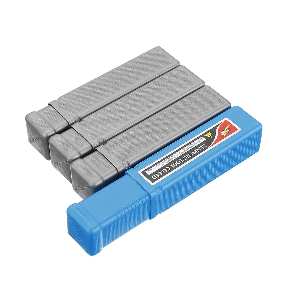 4pcs 12mm Lathe Turning Tool Holder with 10pcs Blue Nano DCMT070204 Carbide Inserts
