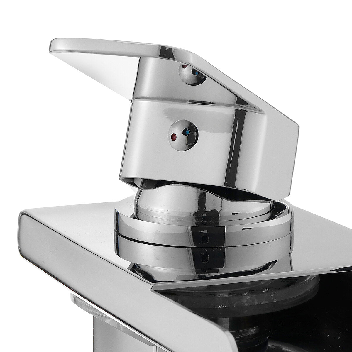 Modern Brass Chrome Mixer Tap Waterfall Kitchen Bathroom Basin Sink Faucet Holes
