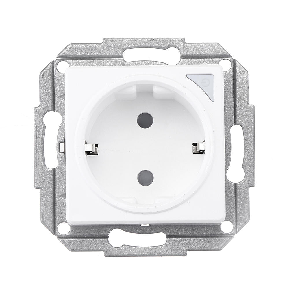 WiFi Smart Light Wall Switch Socket Outlet + 1 Gang Push Button Switch DE EU Tuya Wireless Remote Control Work with Alexa Google Home