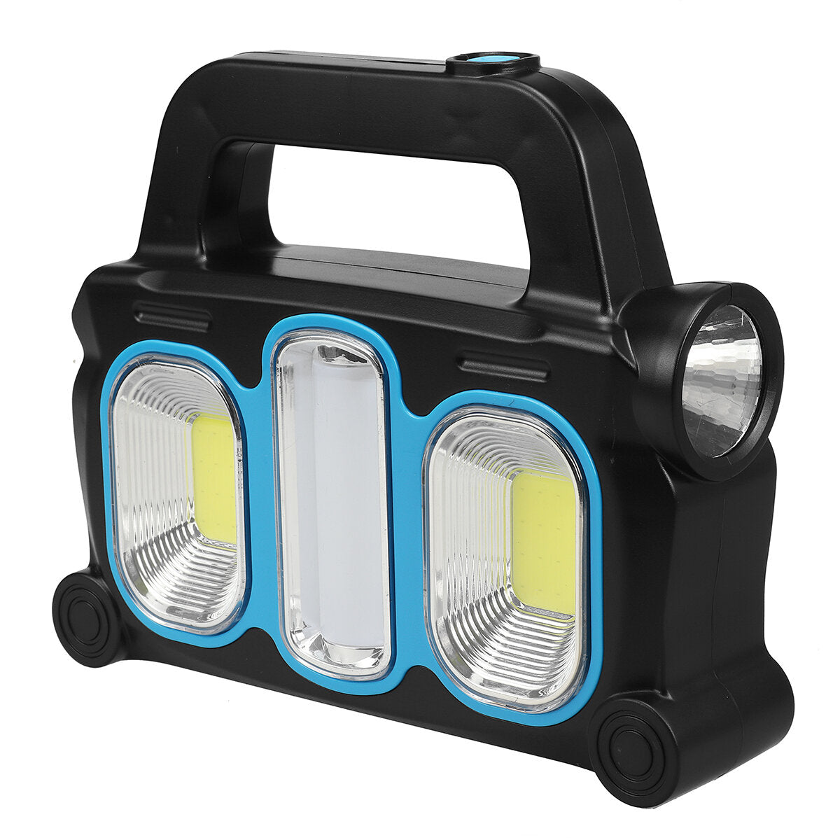 COB LED Solar Work Lights IP65 Waterproof 3 Mode USB Rechargeable Portable Floodlight Lamps Outdoor Camping