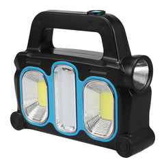 COB LED Solar Work Lights IP65 Waterproof 3 Mode USB Rechargeable Portable Floodlight Lamps Outdoor Camping