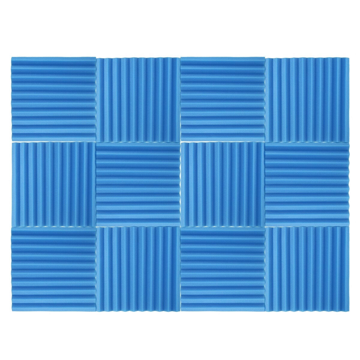 12PCS Acoustic Panels Soundproofing Foam Acoustic Tiles Studio Foam