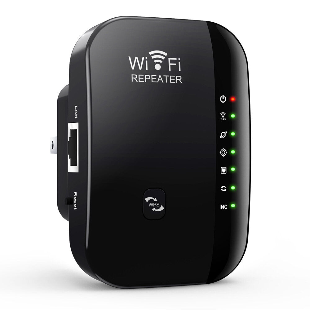 300Mbps Mini WiFi Extender Booster Wireless WiFi Repeater Expand WiFi Range AP with WPS