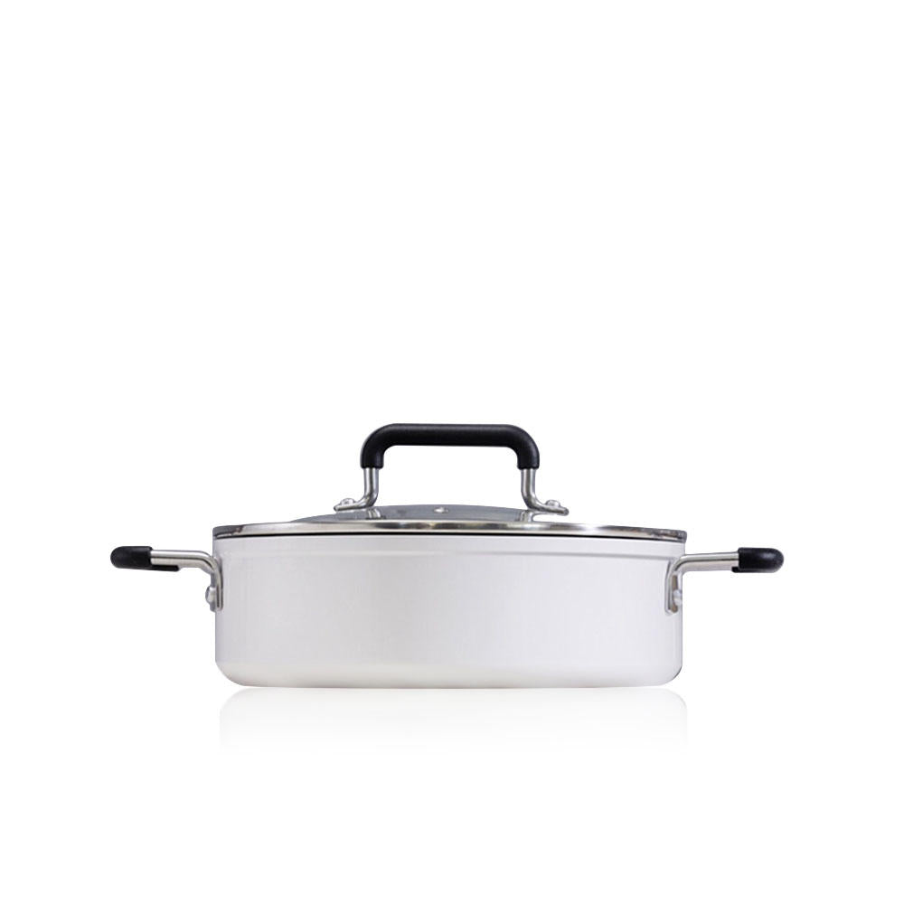 Non-stick Stockpot 4L Dishwasher Safe Aluminum Soup Pot For Induction Cooker