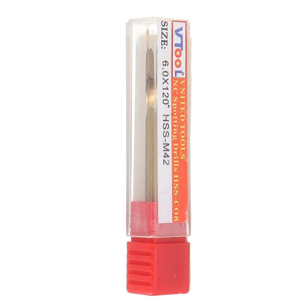 7pcs 3-12mm Spot Drill 120 Degree Titanium M42 Cobalt Chamfer Drill Location Center Bit Guide Chamfering Tools