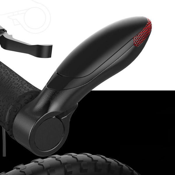 1 Pair Bicycle Handlebar Light Cycling Bike Light 3 Modes Red Warning Lamp Waterproof IPX6 Turn Signals