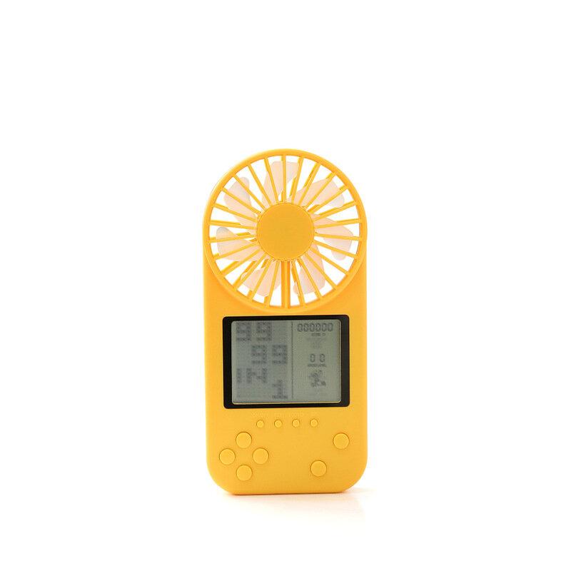 Mini Handheld Cooling Fan Multifunction 26 Modes Games Console USB Rechargeable 3 Modes Pocket Neck Hanging Fan Home Office Camping Travel