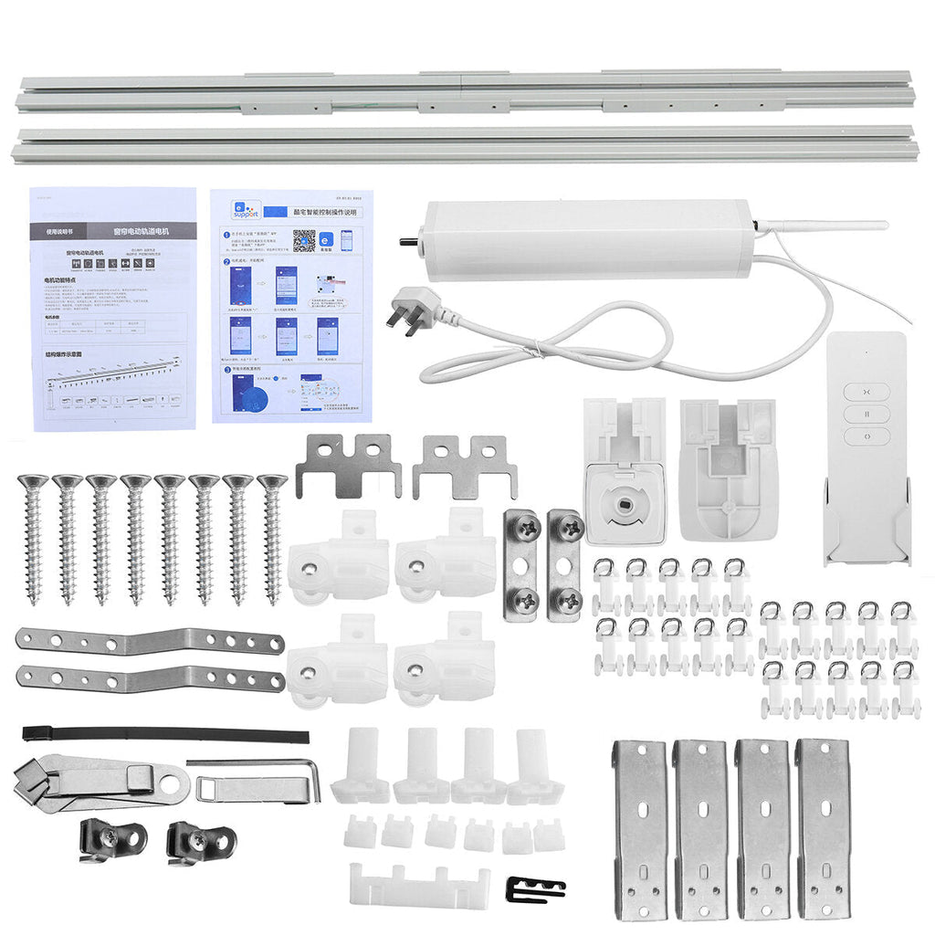 2.2/3.2/4.2m Smart Electric Curtains Smart Home Remote Control Curtains Smart Curtain Motors