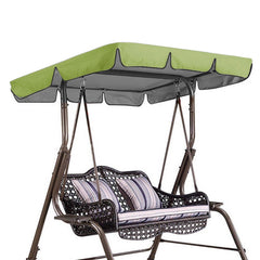 Three-seat Swing Ceiling Canopy Dust-proof Shade Waterproof for Outdoor Courtyard