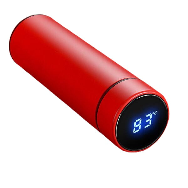 500ml Vacuum Thermos LCD Temperature Display Water Bottle Stainless Steel Double Wall Insulated Cup