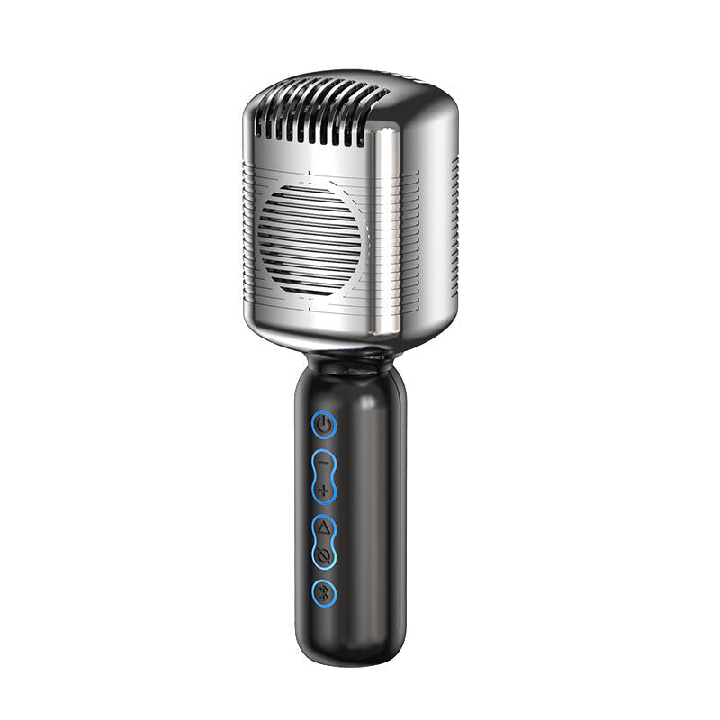 Wireless Retro Bluetooth Microphone Handheld Karaoke Mic Speaker Music Player Singing Dynamic Cardioid Classic