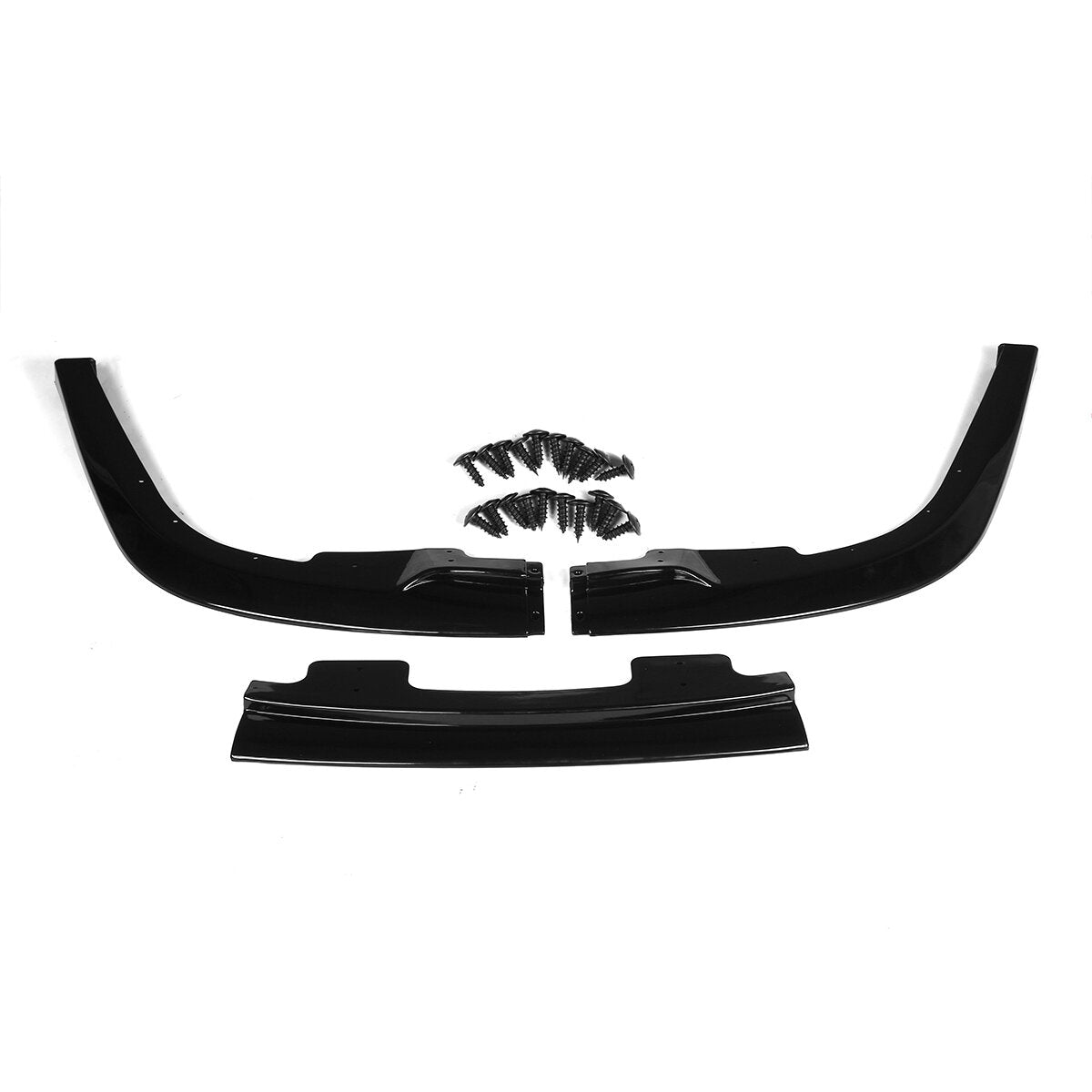 Front Bumper Lip Spoiler For Subaru Impreza WRX Sti S204 2006-2007 Glossy Black Splitter Cover Trim Body Kit 3PCS