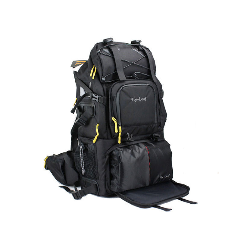 Flying Leaf FL-303D Shockproof Water-resistant Camera Bag Backpack for Canon for Nikon DLSR Camera Tripod Lens Flash