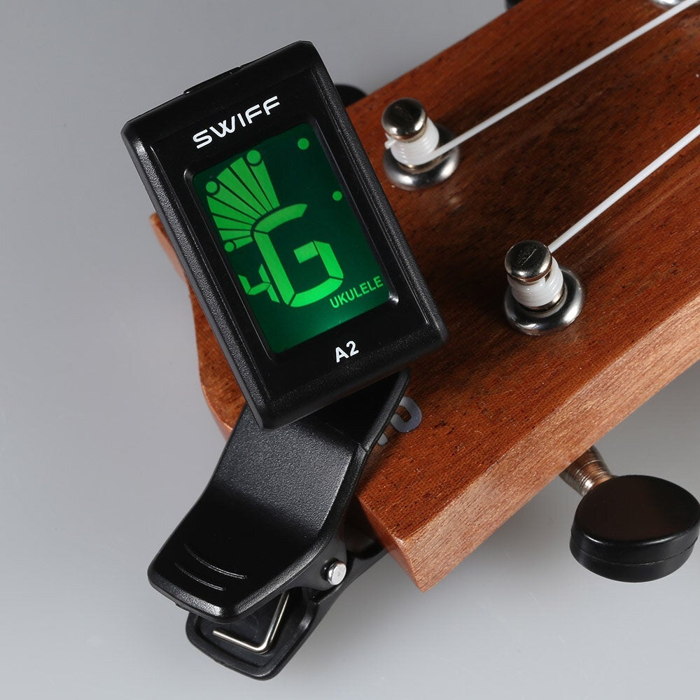 Mini Clip-On Automatic Digital Tone Tuner LCD for Acoustic Electric Guitar Bass Chromatic Violin Ukulele