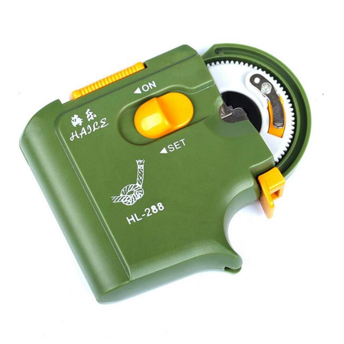 ABS Black Green Electric Fishing Hook Tier Automatic Tying Fishing Hook Device