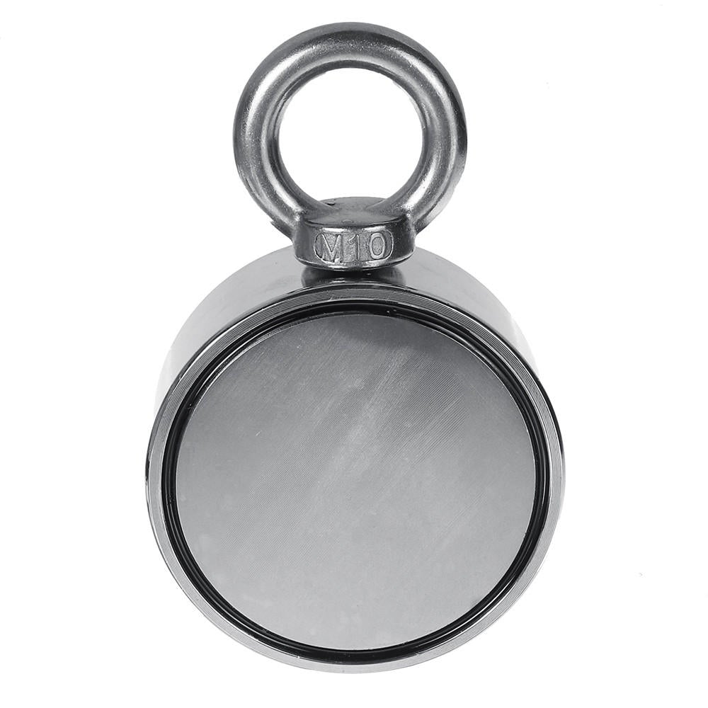 300KGx2 D94mm Double Side Neodymium Magnet Fishing Metal Sea Treasure Search Neodymium Recovery Magnet