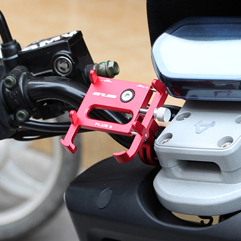Aluminum Alloy Bike Phone Holder For iPhone X SE 7/8 Plus 6/6s Plus Samsung Galaxy s6/s7/s8/s9 Plus Android