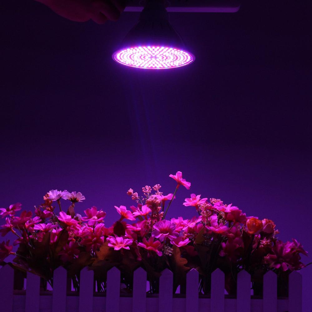 E27 30W LED Grow Light Full Spectrum Plant Lamp Set for Flower Seeds Greenhouse AC85-265V